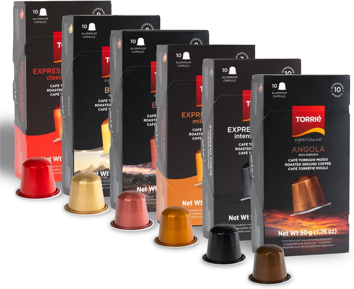 Variety Pack Aluminium Nespresso® Compatible Coffee Pods