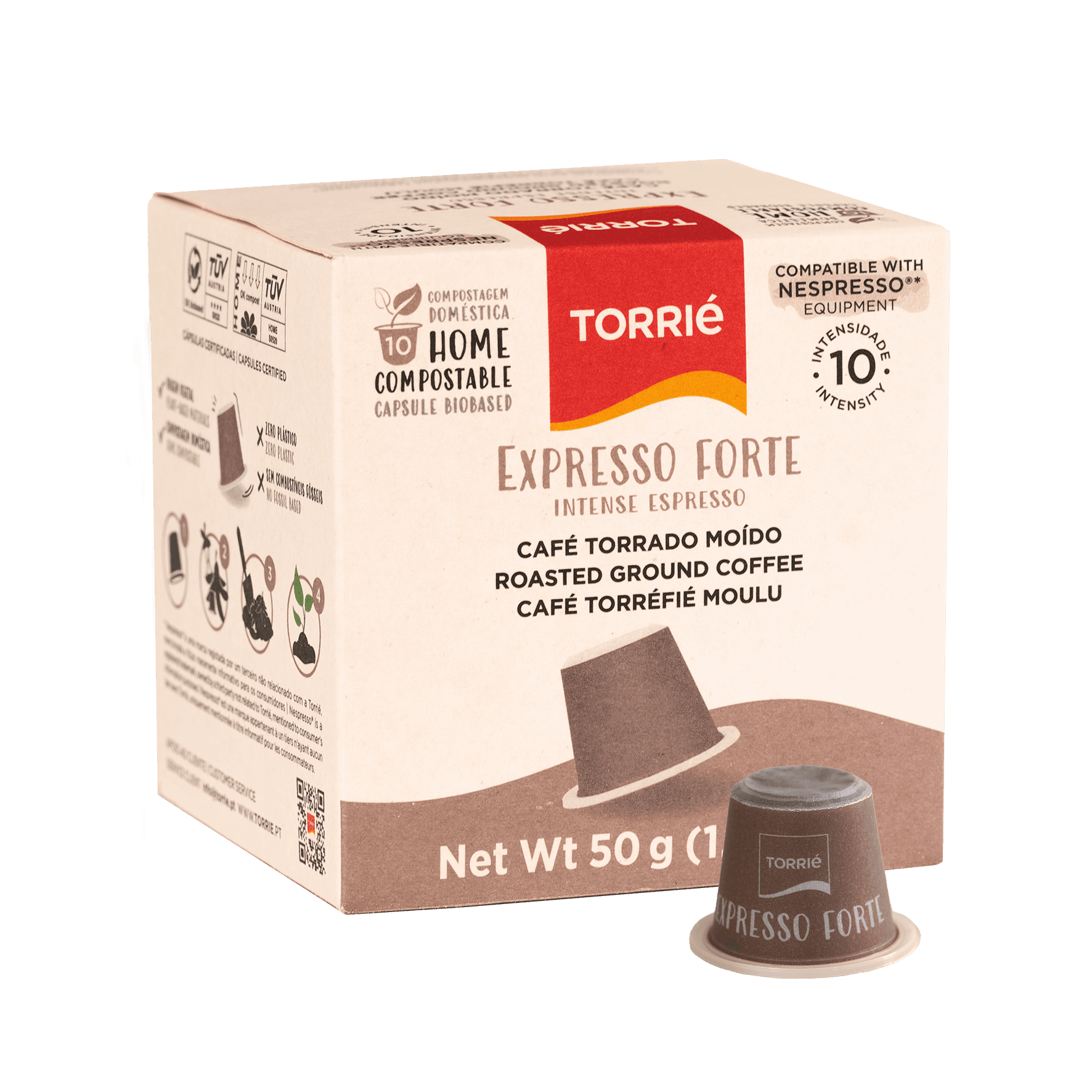 Home Compostable - Intense Taste - Nespresso® Compatible Biodegradable Coffee Pods