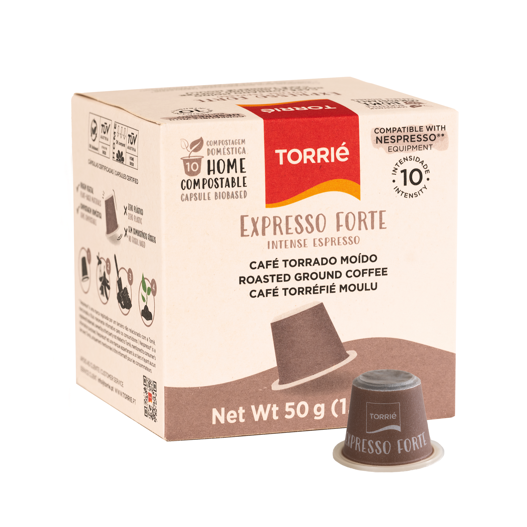 Home Compostable - Intense Taste - Nespresso® Compatible Biodegradable Coffee Pods